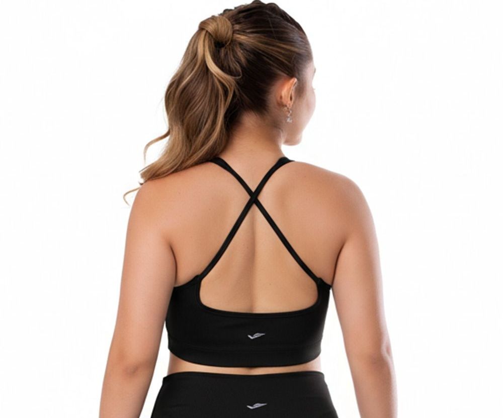 129485 TOP FITNESS C ALÇA CRUZADA NAS COSTA